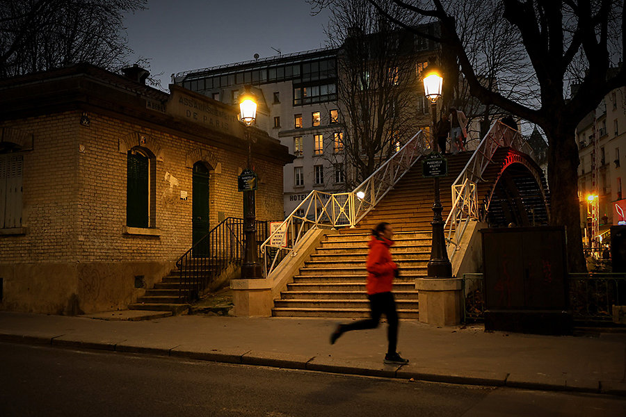 Night jogging